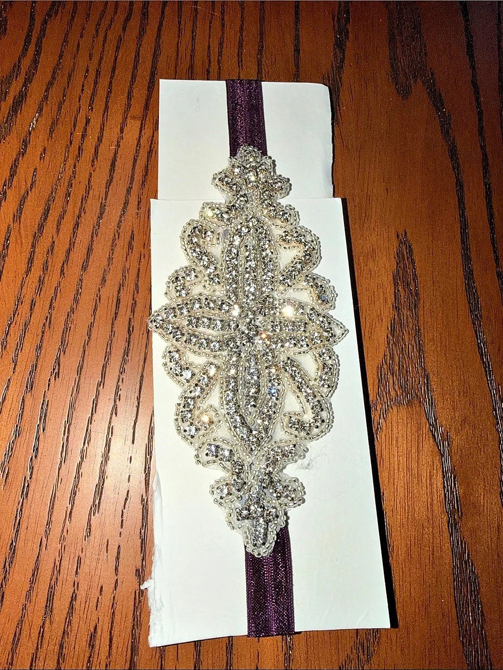 Jeweled Purple Hair Accessory